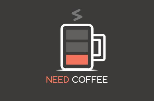 Гонятко кави - зарядка малюнок Гонятко кави - зарядка малюнок